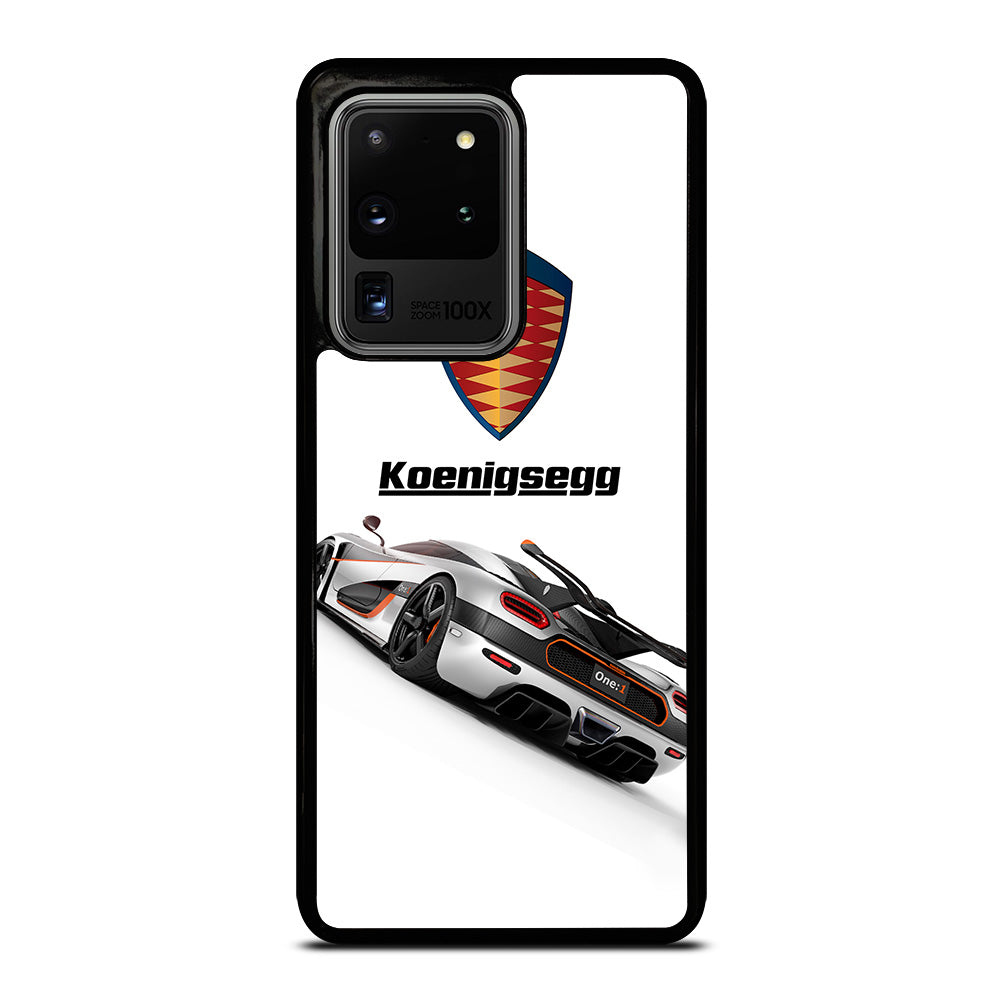 KOENIGSEGG WHITE CAR Samsung Galaxy S20 Ultra Case Cover