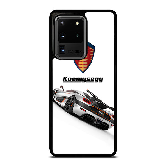 KOENIGSEGG WHITE CAR Samsung Galaxy S20 Ultra Case Cover