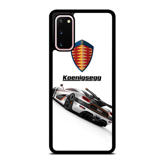 KOENIGSEGG WHITE CAR Samsung Galaxy S20 Case Cover