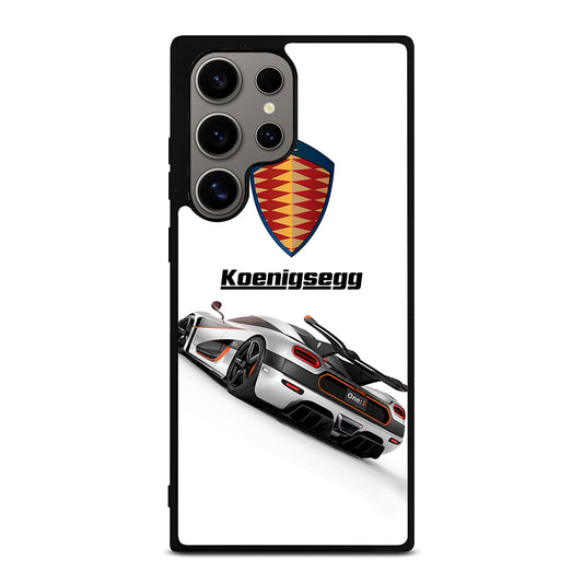 KOENIGSEGG WHITE CAR Samsung Galaxy S24 Ultra Case Cover