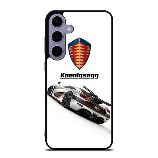 KOENIGSEGG WHITE CAR Samsung Galaxy S24 Plus Case Cover