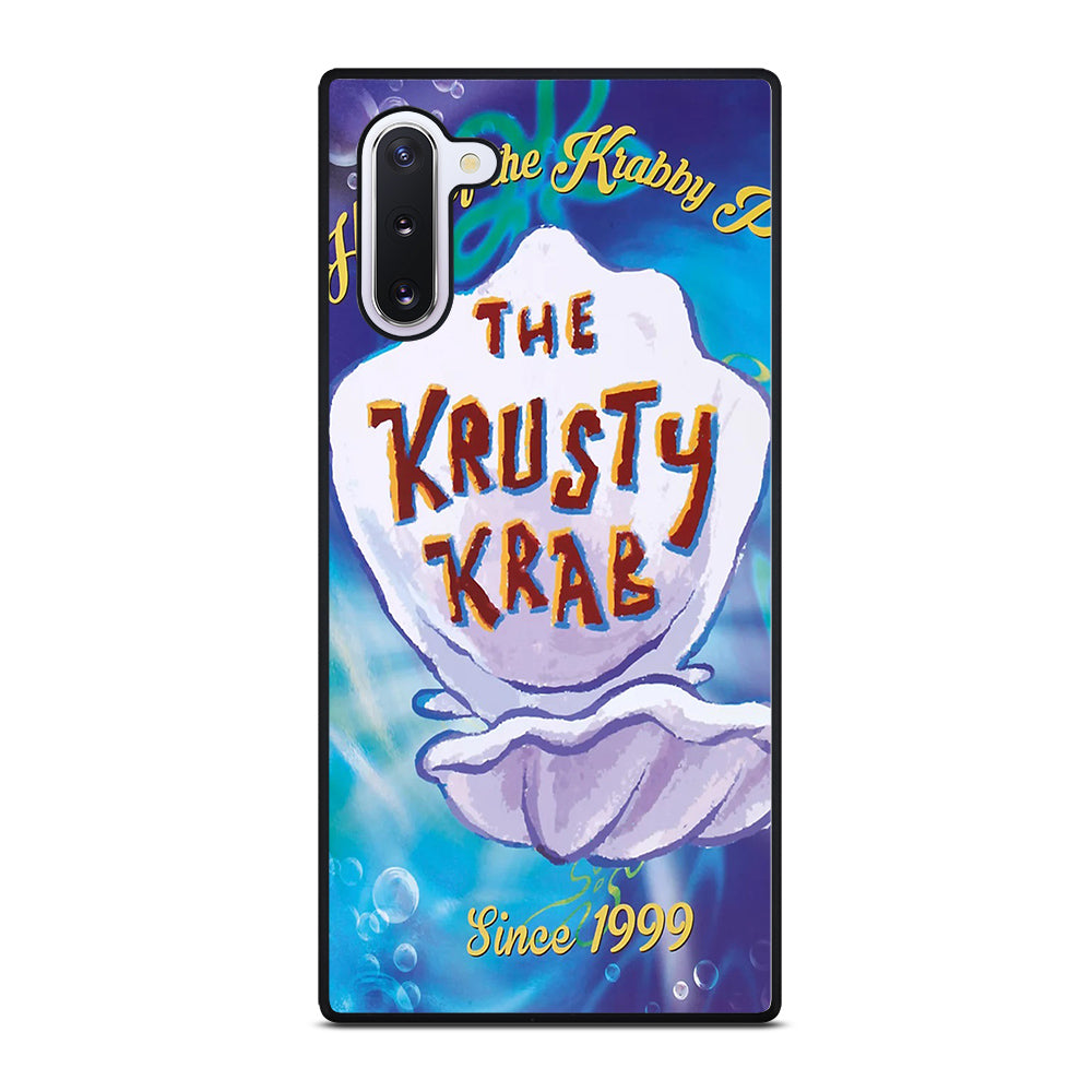 KRUSTY CRAB SINCE 1999 SPONGEBOB LOGO Samsung Galaxy Note 10 Case Cover