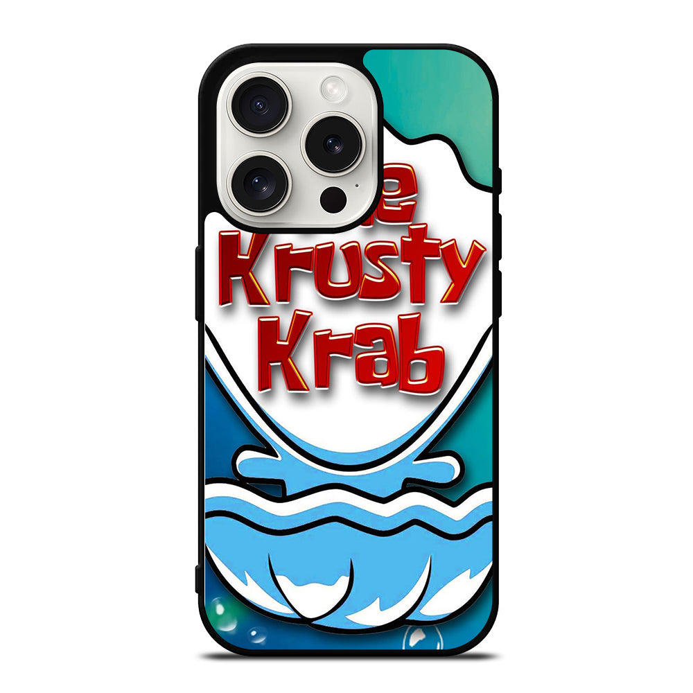 KRUSTY CRAB LOGO SPONGEBOB iPhone 15 Pro Case Cover
