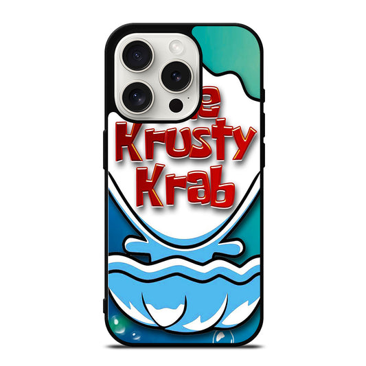 KRUSTY CRAB LOGO SPONGEBOB iPhone 15 Pro Case Cover