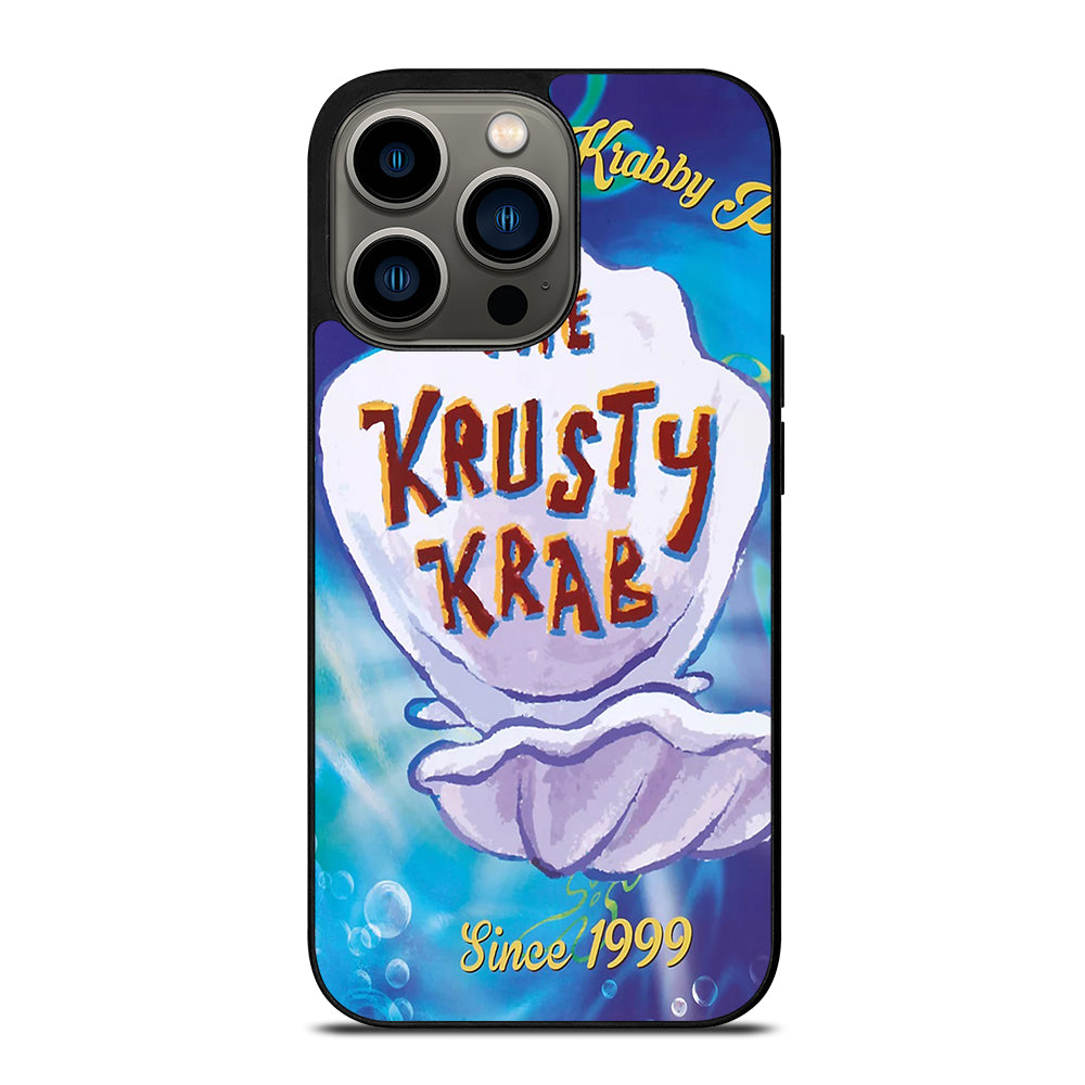 KRUSTY CRAB SINCE 1999 SPONGEBOB LOGO iPhone 13 Pro Case Cover