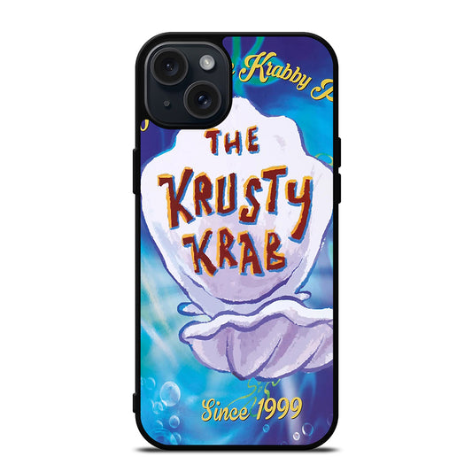 KRUSTY CRAB SINCE 1999 SPONGEBOB LOGO iPhone 15 Plus Case Cover
