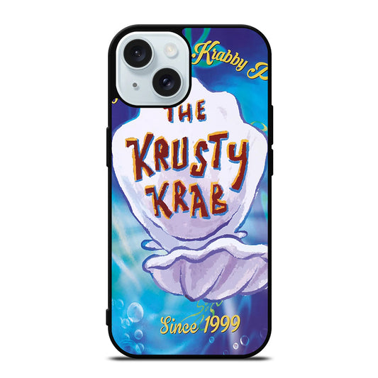 KRUSTY CRAB SINCE 1999 SPONGEBOB LOGO iPhone 15 Case Cover
