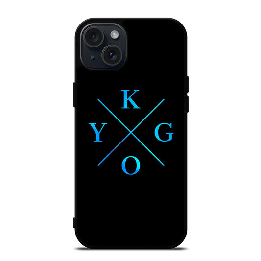 KYGO DJ BLUE LOGO iPhone 15 Plus Case Cover