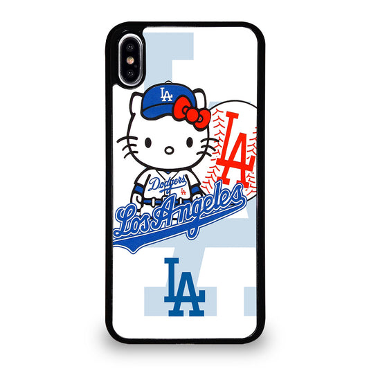 LA DODGERS HELLO KITTY MLB 1 iPhone XS Max Case Cover