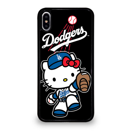LA DODGERS HELLO KITTY MLB 2 iPhone XS Max Case Cover
