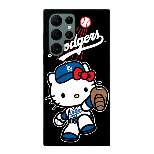 LA DODGERS HELLO KITTY MLB 2 Samsung Galaxy S22 Ultra Case Cover