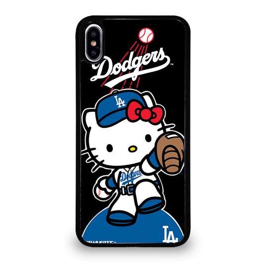 LA DODGERS HELLO KITTY MLB 3 iPhone XS Max Case Cover