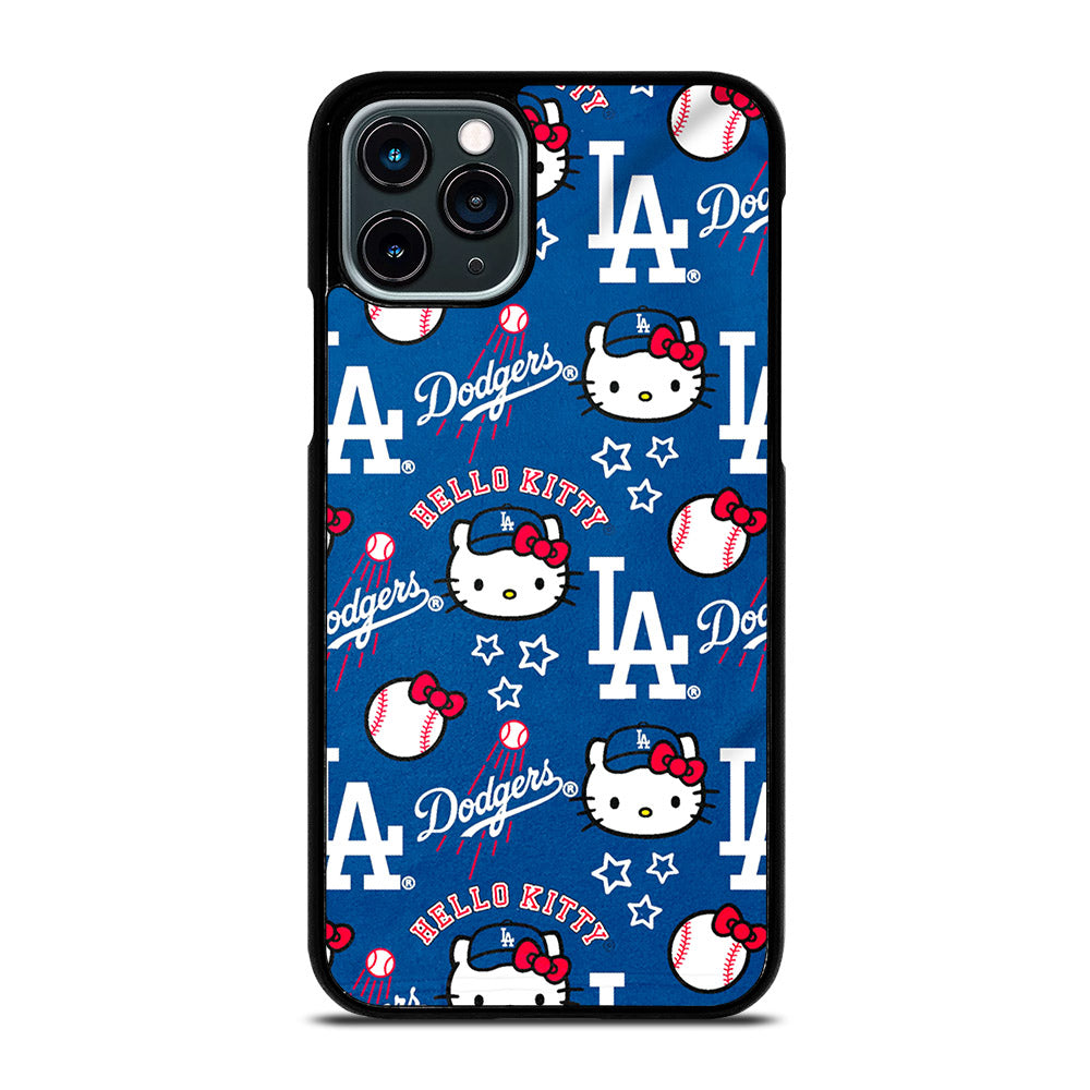 LA DODGERS HELLO KITTY PATTERN iPhone 11 Pro Case Cover