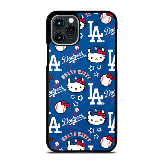LA DODGERS HELLO KITTY PATTERN iPhone 11 Pro Case Cover