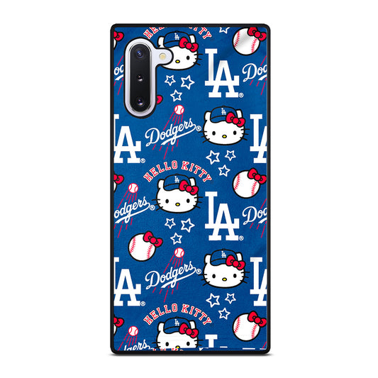 LA DODGERS HELLO KITTY PATTERN Samsung Galaxy Note 10 Case Cover
