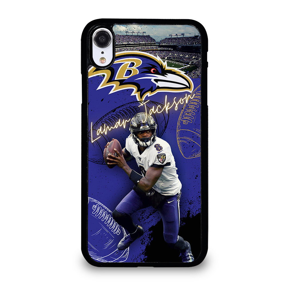 LAMAR JACKSON RAVENS FOOTBALL 3 iPhone XR Case Cover