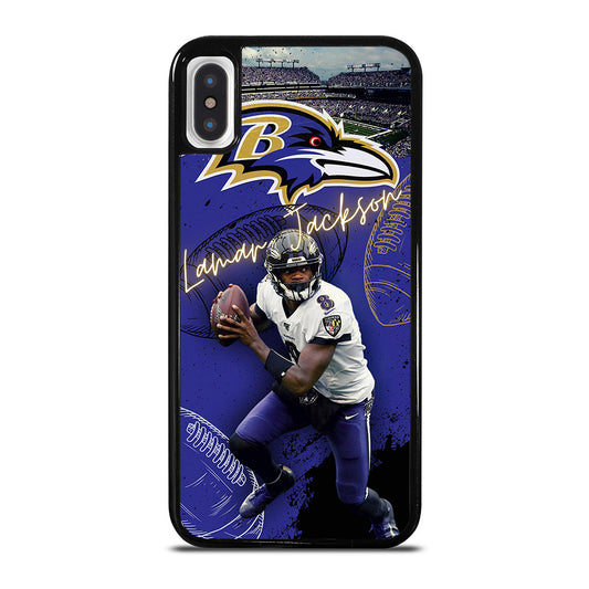 LAMAR JACKSON RAVENS FOOTBALL 3 iPhone X / XS Case Cover