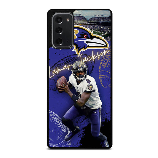 LAMAR JACKSON RAVENS FOOTBALL 3 Samsung Galaxy Note 20 Case Cover