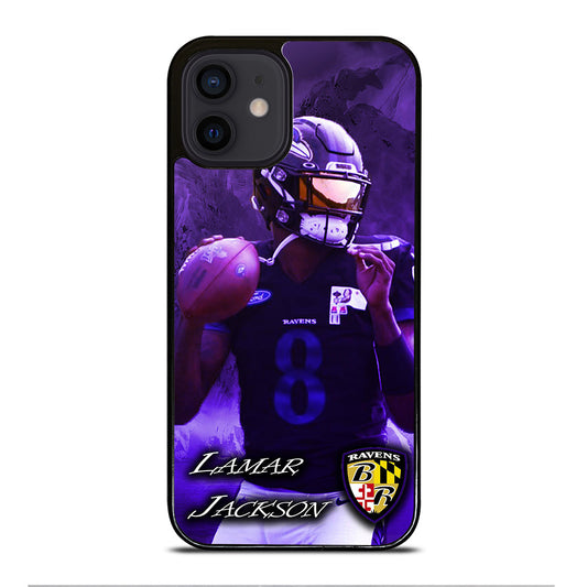 LAMAR JACKSON RAVENS FOOTBALL 1 iPhone 12 Mini Case Cover