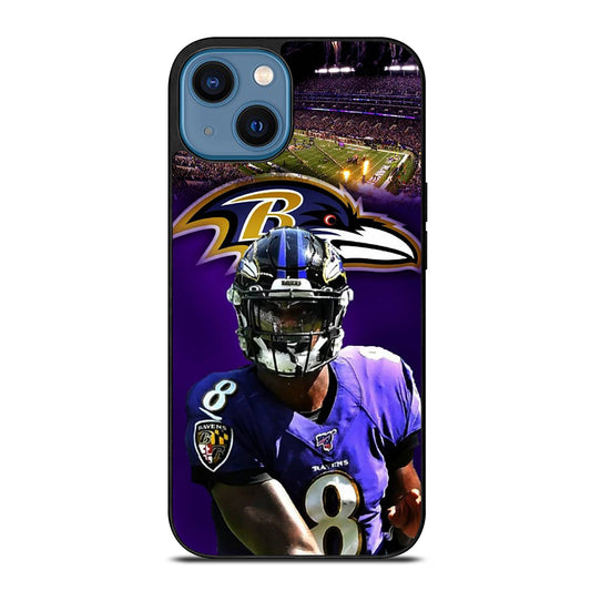 LAMAR JACKSON RAVENS FOOTBALL 2 iPhone 14 Case Cover