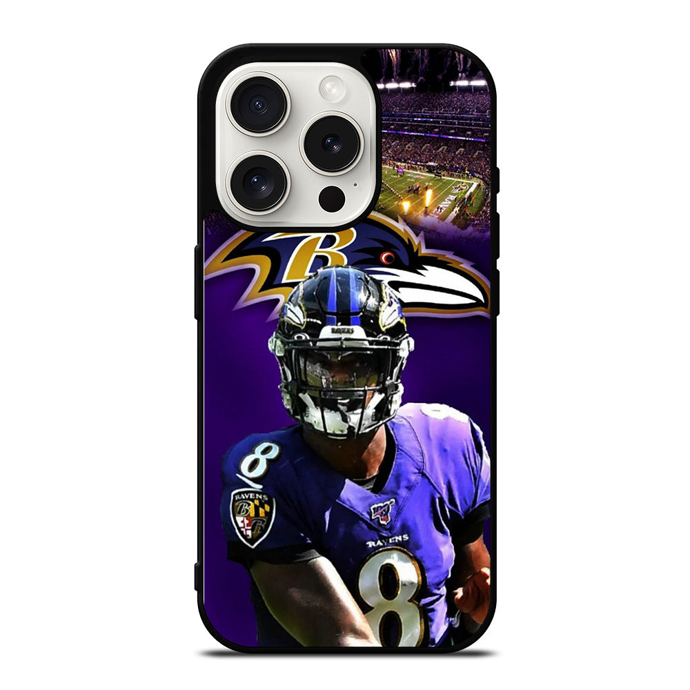 LAMAR JACKSON RAVENS FOOTBALL 2 iPhone 15 Pro Case Cover