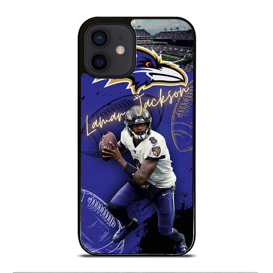 LAMAR JACKSON RAVENS FOOTBALL 3 iPhone 12 Mini Case Cover
