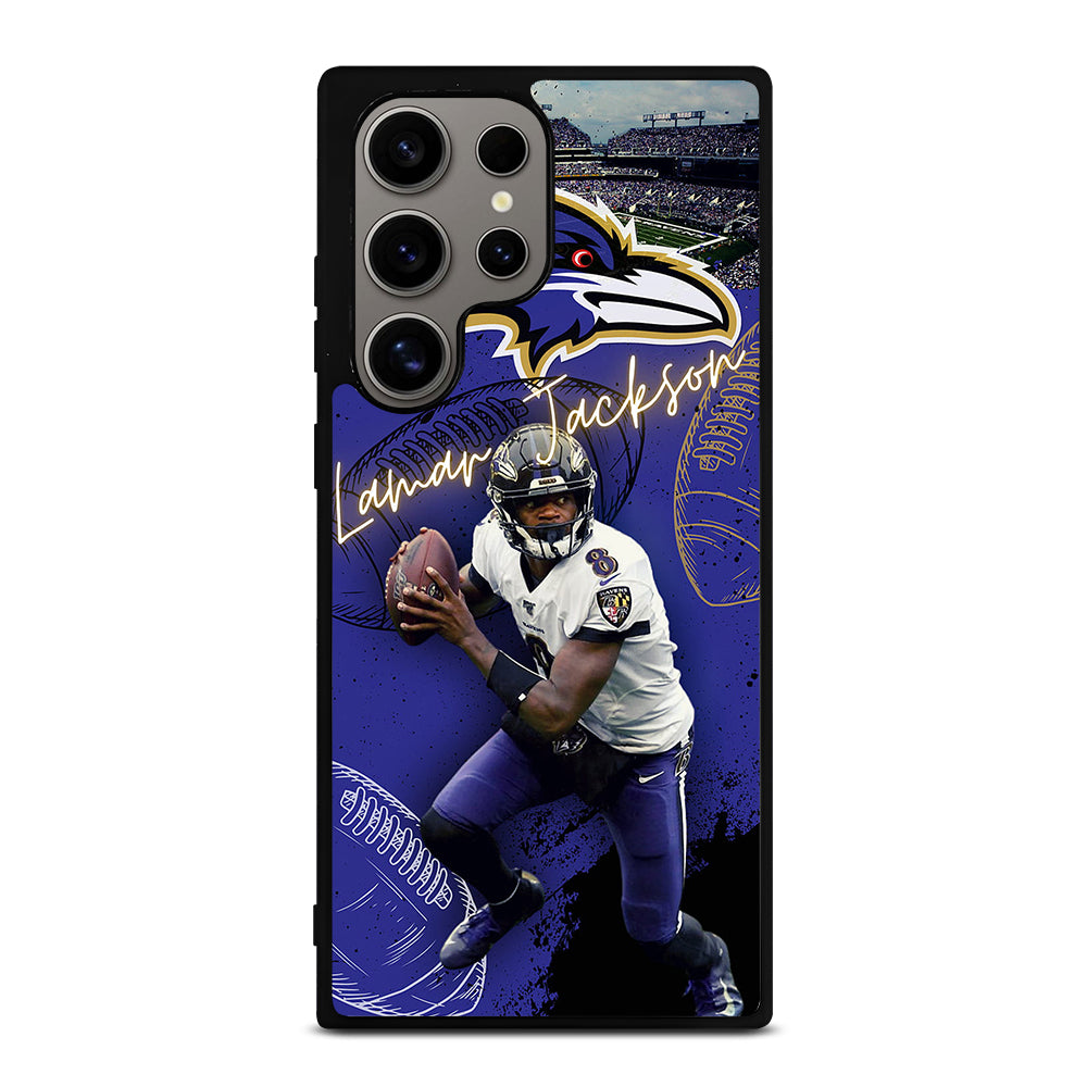 LAMAR JACKSON RAVENS FOOTBALL 3 Samsung Galaxy S24 Ultra Case Cover