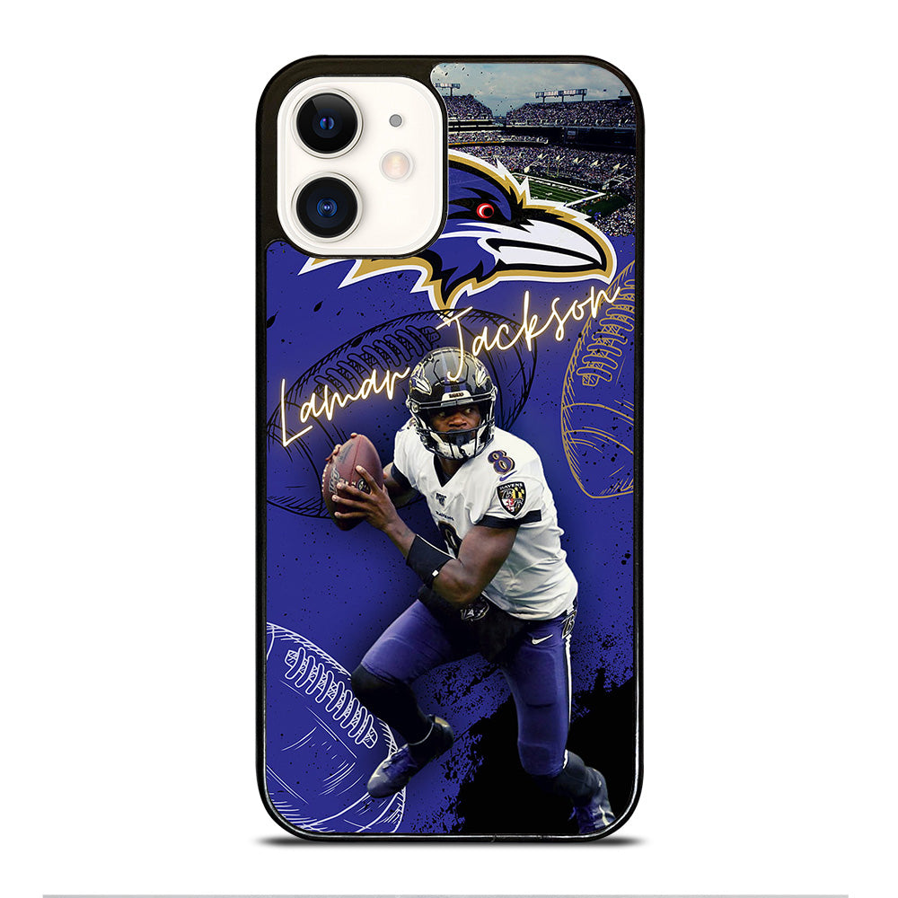 LAMAR JACKSON RAVENS FOOTBALL 3 iPhone 12 Case Cover