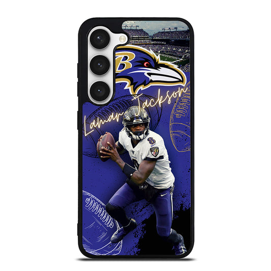 LAMAR JACKSON RAVENS FOOTBALL 3 Samsung Galaxy S23 Case Cover