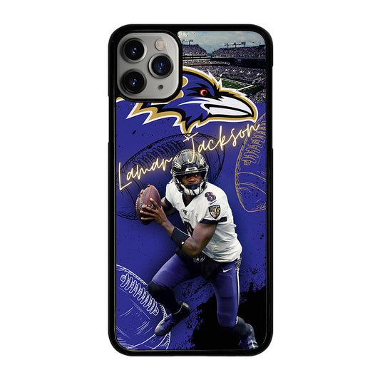 LAMAR JACKSON RAVENS FOOTBALL 3 iPhone 11 Pro Max Case Cover