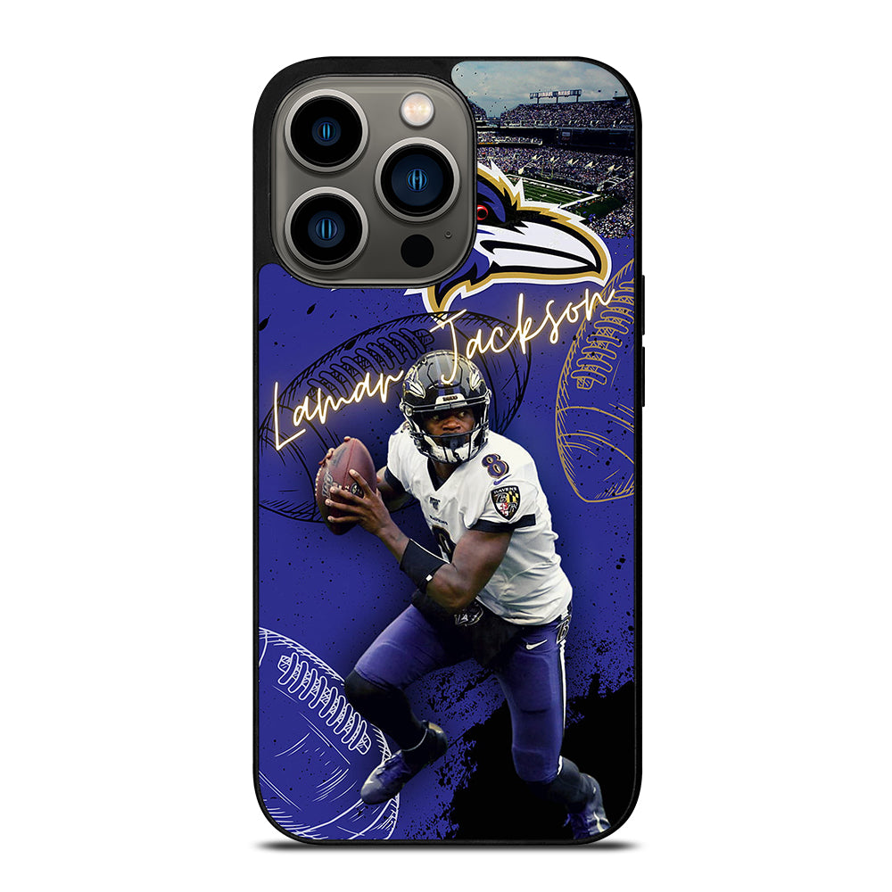 LAMAR JACKSON RAVENS FOOTBALL 3 iPhone 13 Pro Case Cover