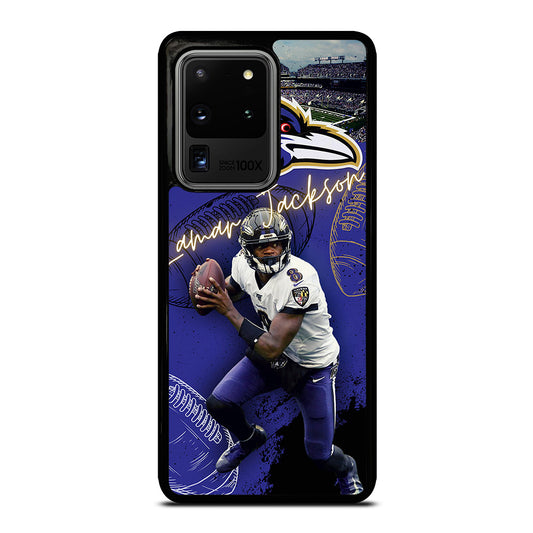 LAMAR JACKSON RAVENS FOOTBALL 3 Samsung Galaxy S20 Ultra Case Cover