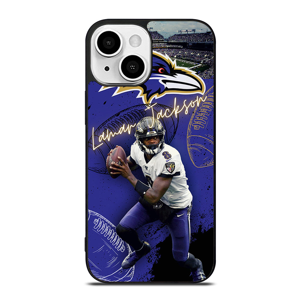 LAMAR JACKSON RAVENS FOOTBALL 3 iPhone 13 Mini Case Cover – casecentro