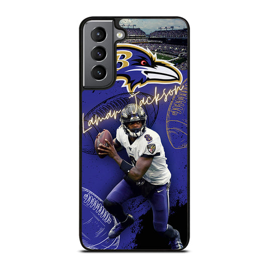 LAMAR JACKSON RAVENS FOOTBALL 3 Samsung Galaxy S21 Plus Case Cover