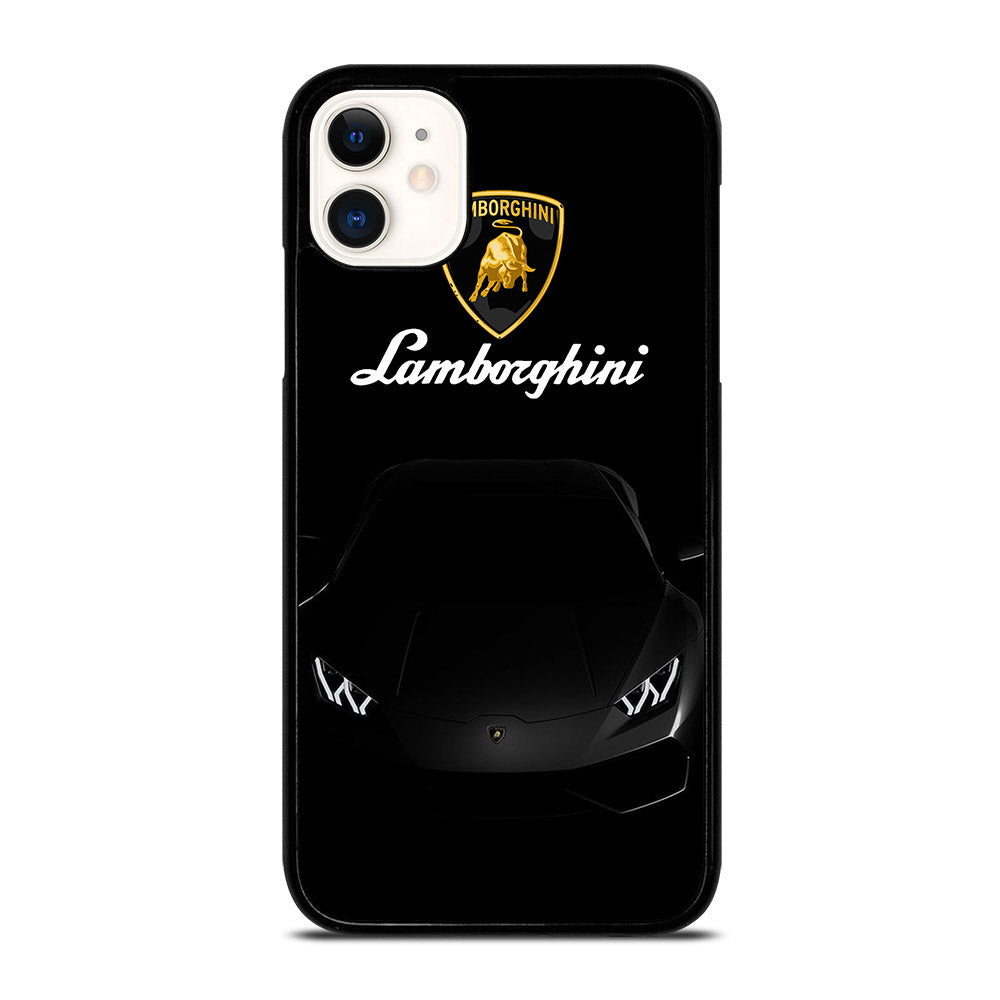 LAMBORGHINI BLACK CAR iPhone 11 Case Cover