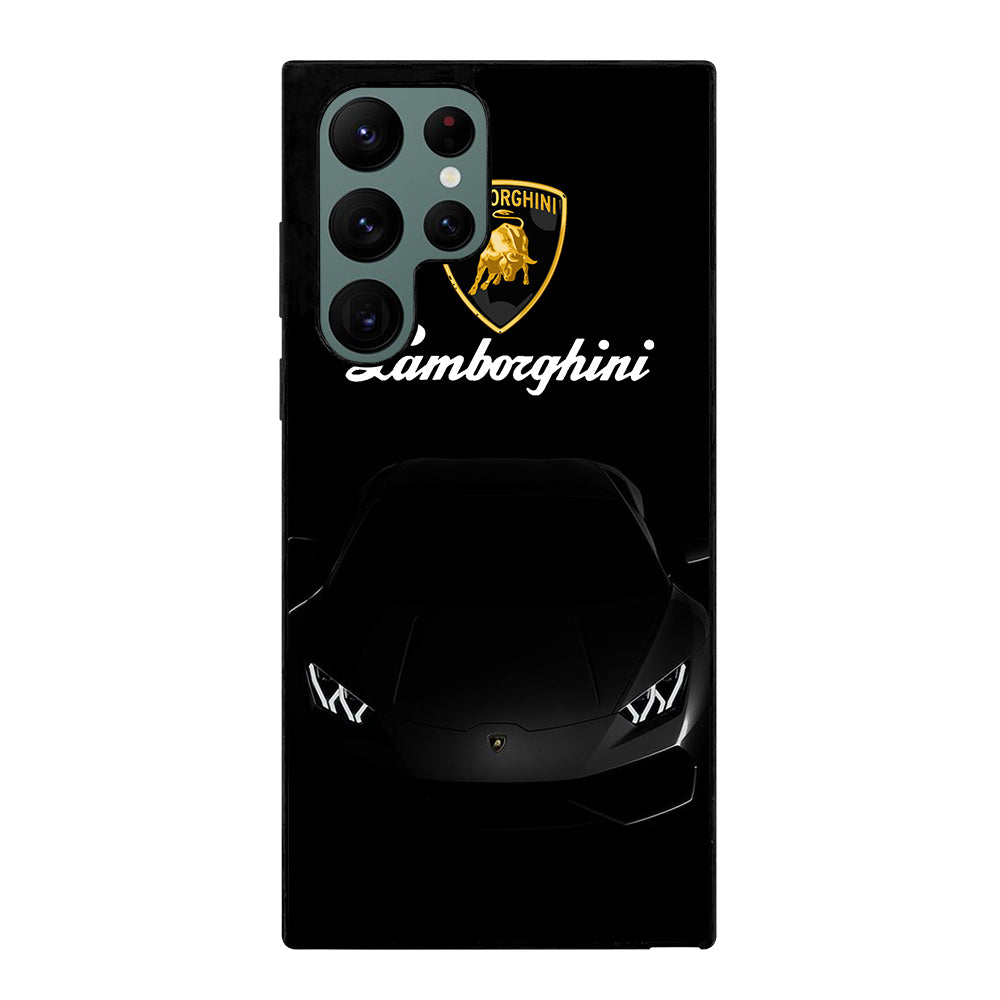 LAMBORGHINI BLACK CAR Samsung Galaxy S22 Ultra Case Cover