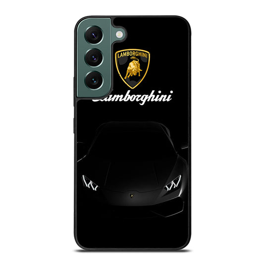 LAMBORGHINI BLACK CAR Samsung Galaxy S22 Case Cover