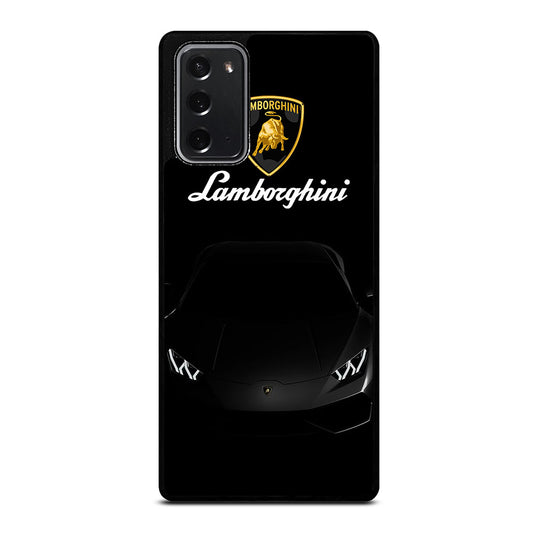 LAMBORGHINI BLACK CAR Samsung Galaxy Note 20 Case Cover