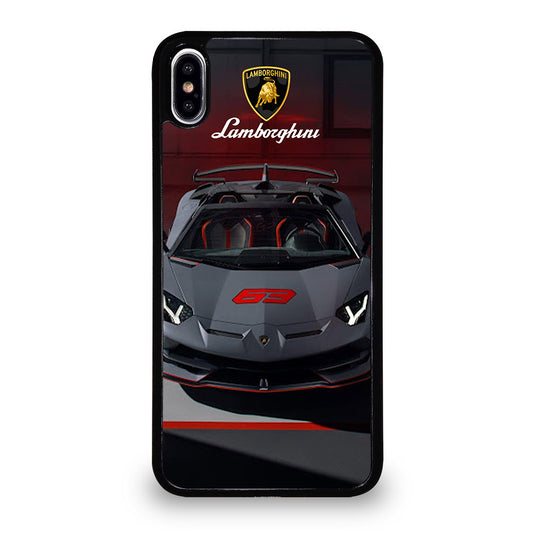 LAMBORGHINI GREY CAR iPhone XS Max Case Cover