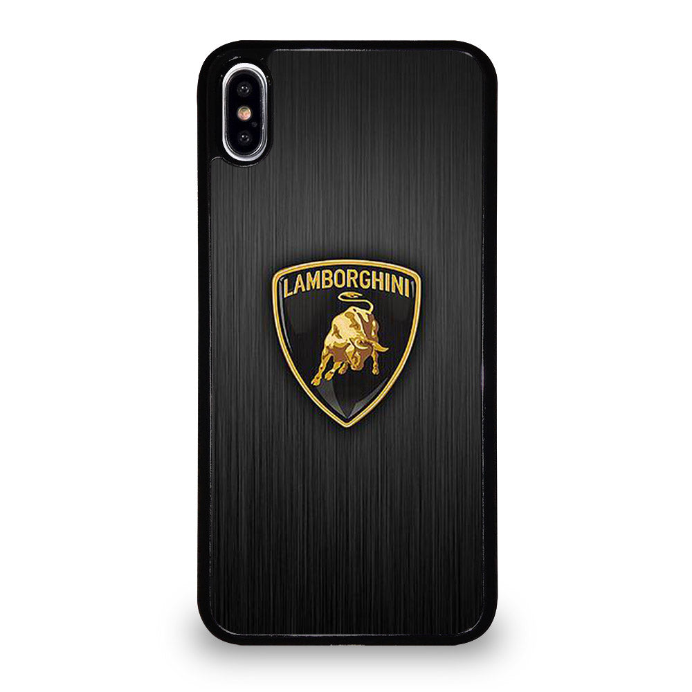 LAMBORGHINI METAL LOGO iPhone XS Max Case Cover