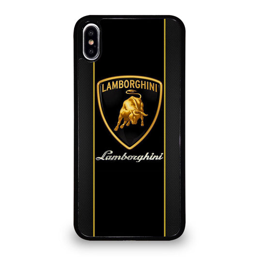 LAMBORGHINI STRIPE BLACK iPhone XS Max Case Cover