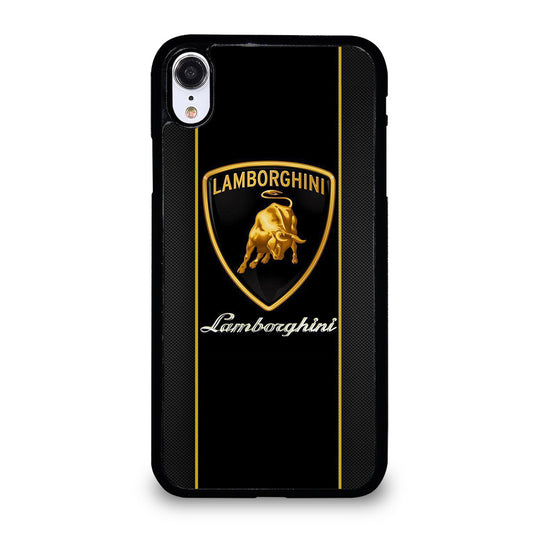 LAMBORGHINI STRIPE BLACK iPhone XR Case Cover