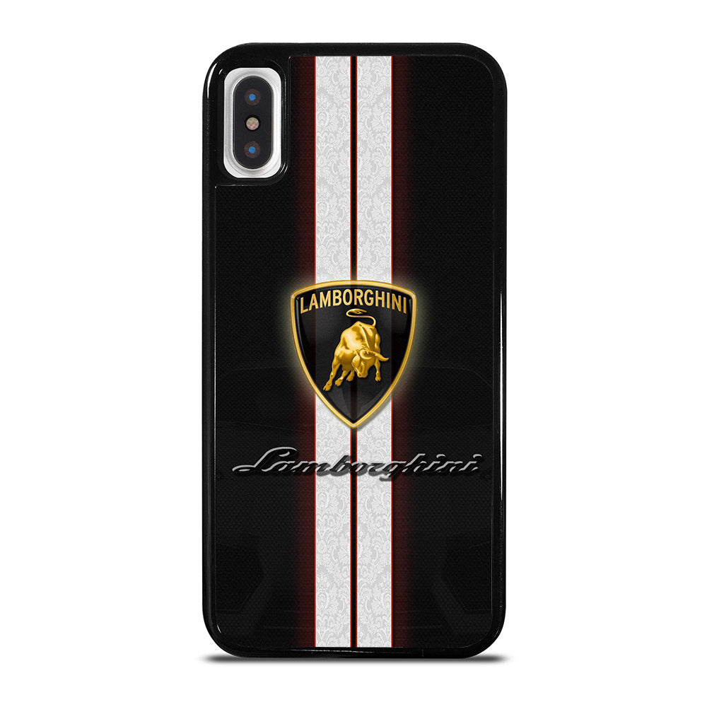 LAMBORGHINI STRIPE LOGO iPhone X / XS Case Cover