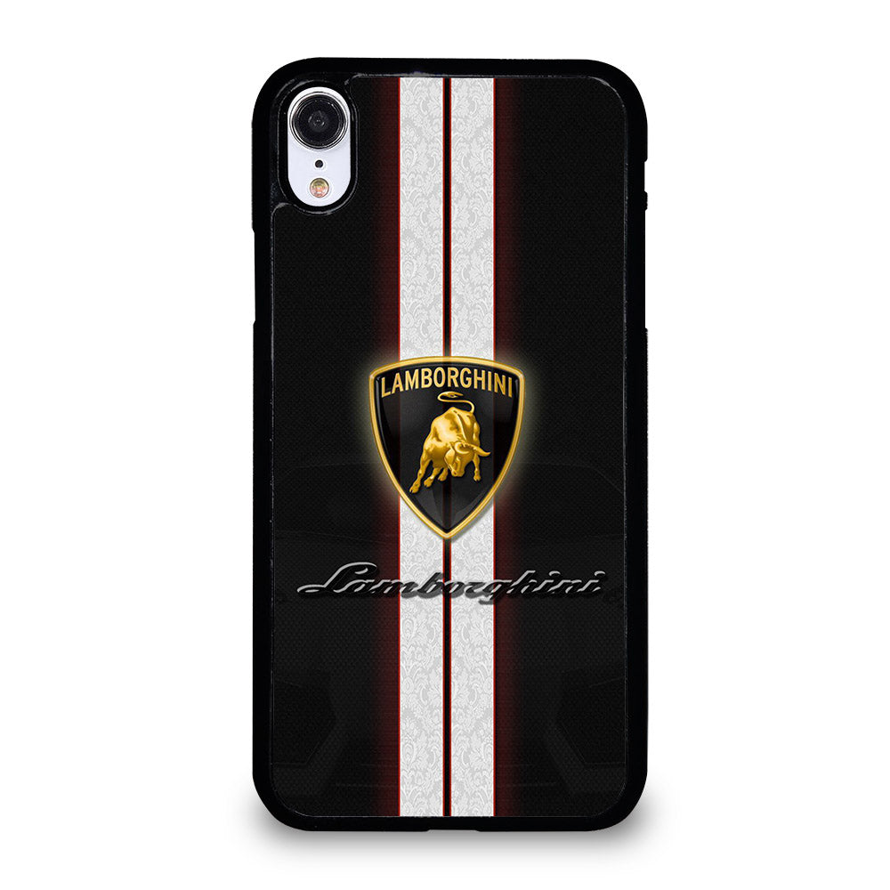 LAMBORGHINI STRIPE LOGO iPhone XR Case Cover