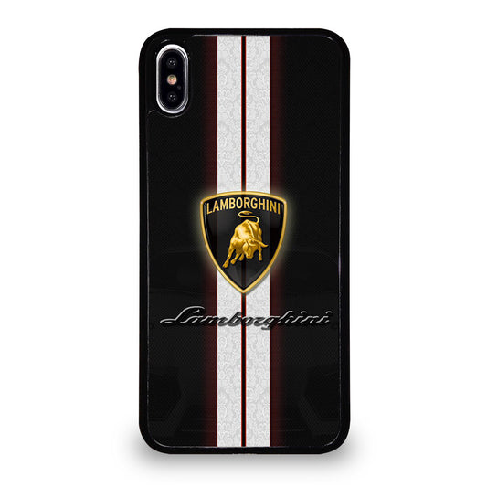 LAMBORGHINI STRIPE LOGO iPhone XS Max Case Cover