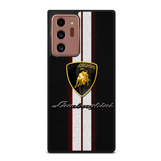 LAMBORGHINI WHITE STRIPE LOGO Samsung Galaxy Note 20 Ultra Case Cover