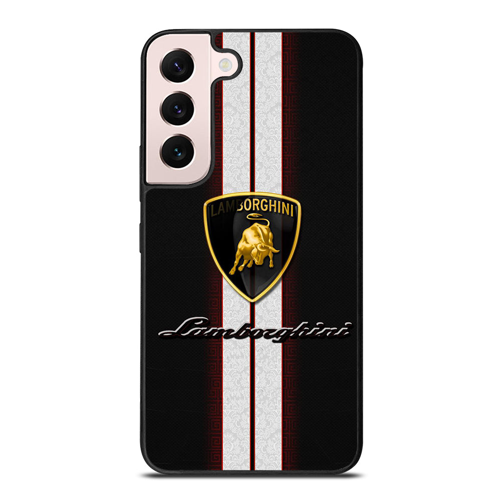 LAMBORGHINI WHITE STRIPE LOGO Samsung Galaxy S22 Plus Case Cover