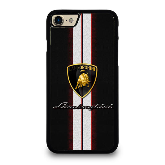 LAMBORGHINI WHITE STRIPE LOGO iPhone 7 / 8 Case Cover