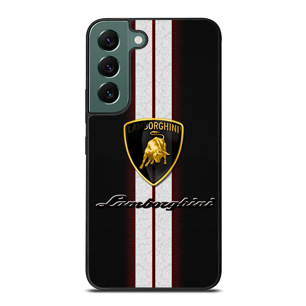 LAMBORGHINI WHITE STRIPE LOGO Samsung Galaxy S22 Case Cover