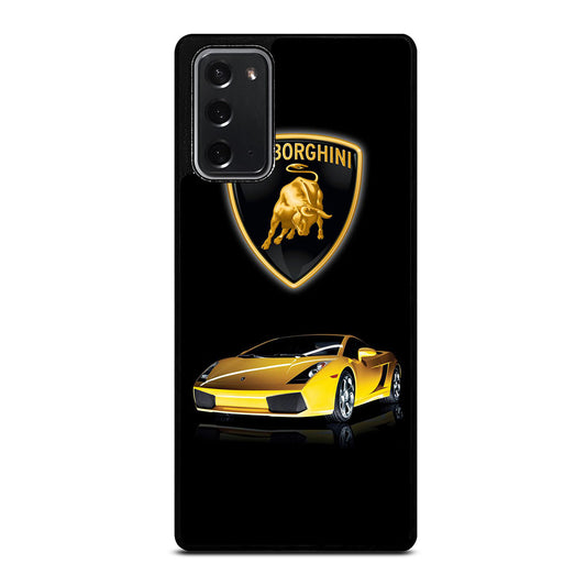 LAMBORGHINI YELLOW CAR LOGO Samsung Galaxy Note 20 Case Cover